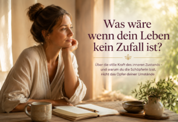 Du bist die Schöpferin deines Lebens
