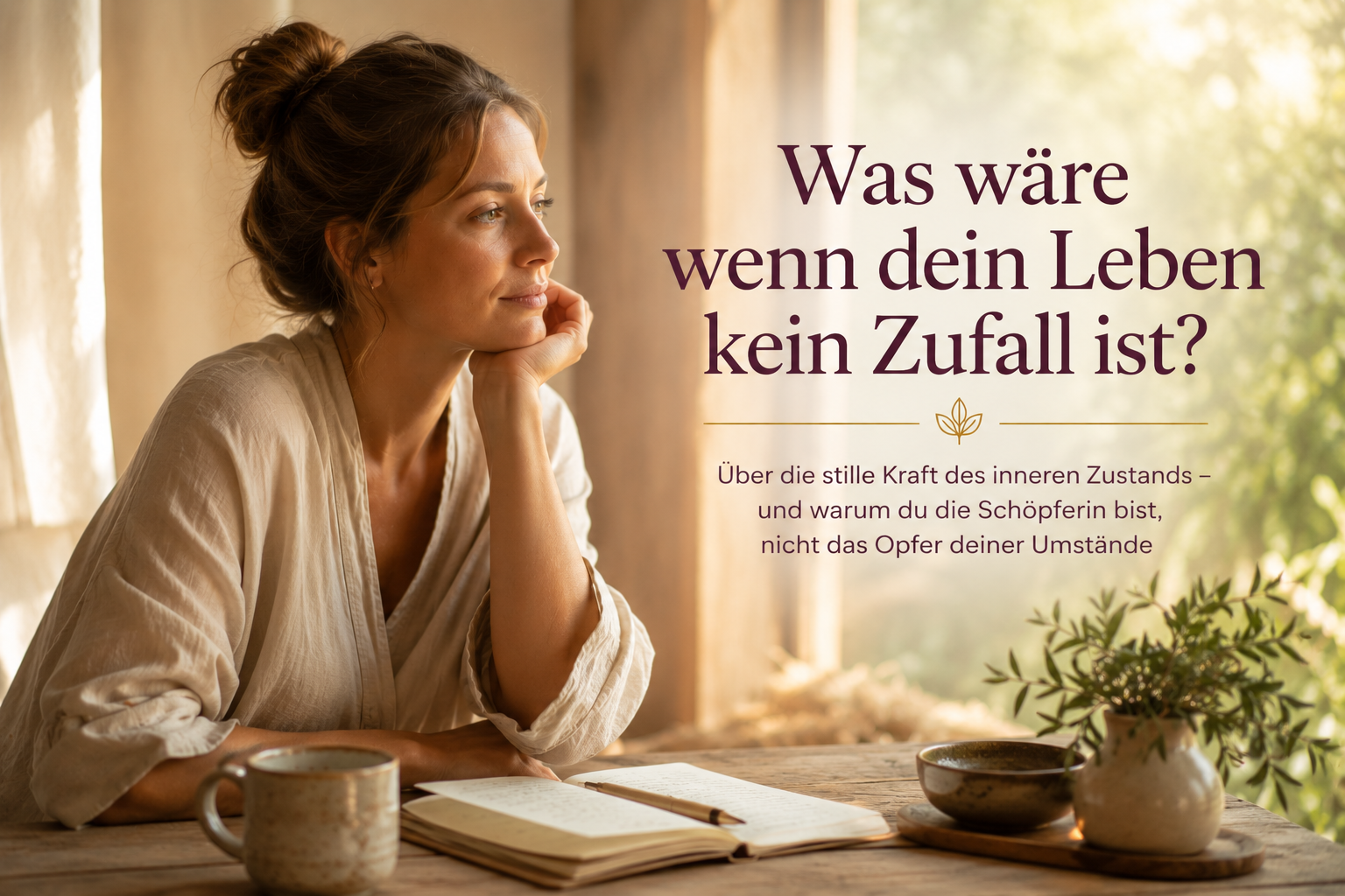 Du bist die Schöpferin deines Lebens