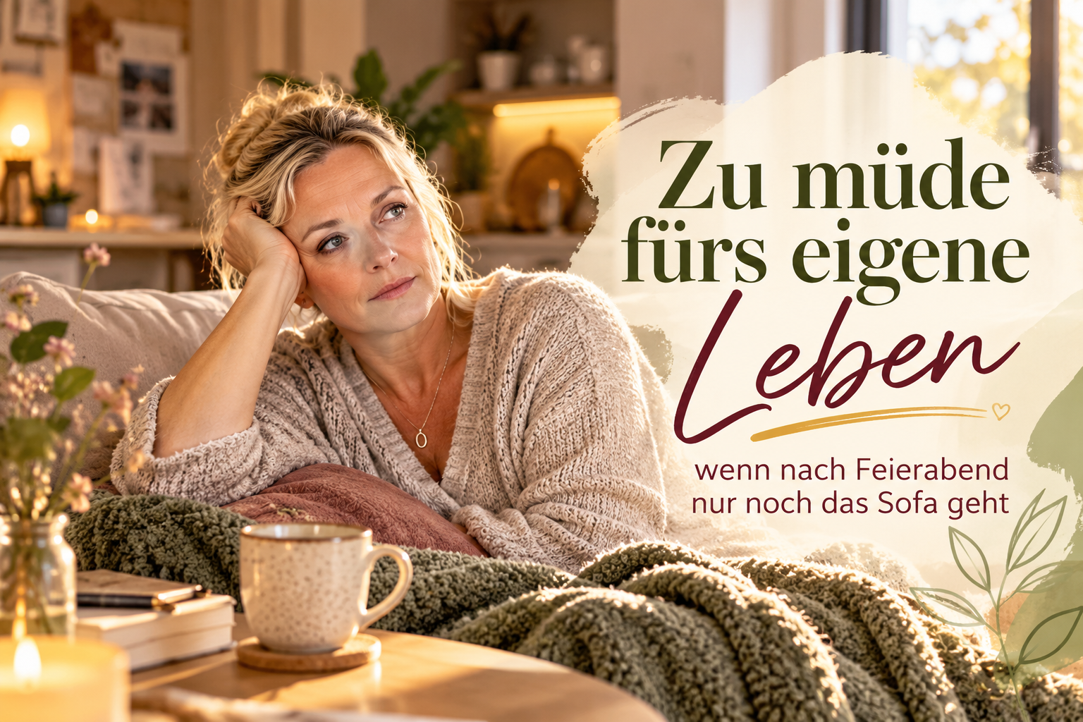Erschöpft nach Feierabend